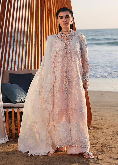 Qalamkar - Sahil Luxury Lawn Collection 2026 - SA-06